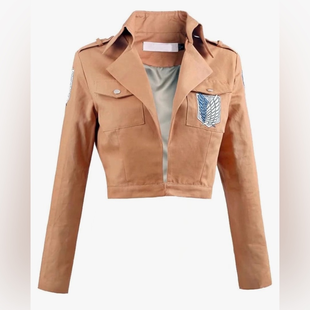 Attack on Titan wings of freedom cosplay jacket, unisex L